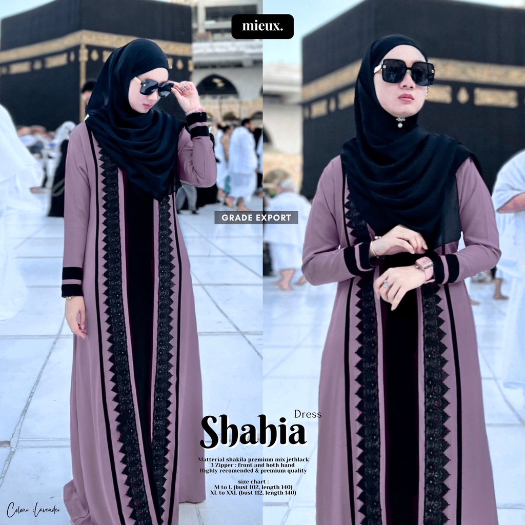 SHAHIHA/YASMEEN DRES gamis muslim turkey abaya muslim original mieux