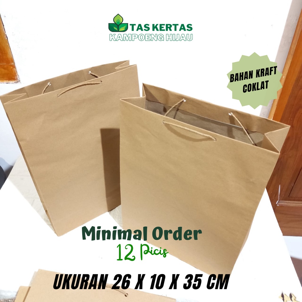 

TERMURAH Tas Kertas Polos Kemasan Baju / Paper Bag Polos / Goodie Bag Polos / Kemasan Paling murah