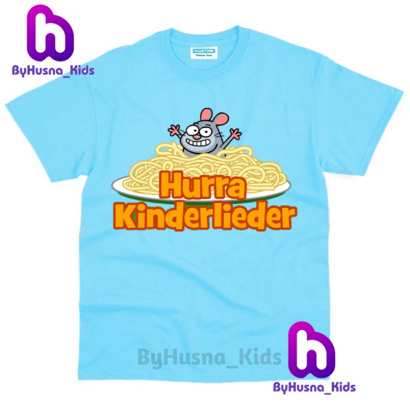 HURRA KINDERLIEDER BAJU ANAK KAOS ANAK HURRA KINDERLIEDER YUTUB ATASAN ANAK PAKAIAN ANAK UNISEX CEWE