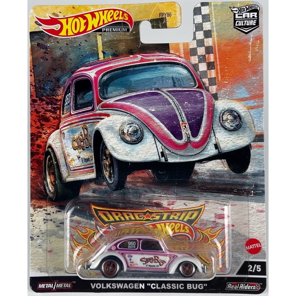 Hot Wheels Volkswagen Classic Bug Drag Strip PREMIUM