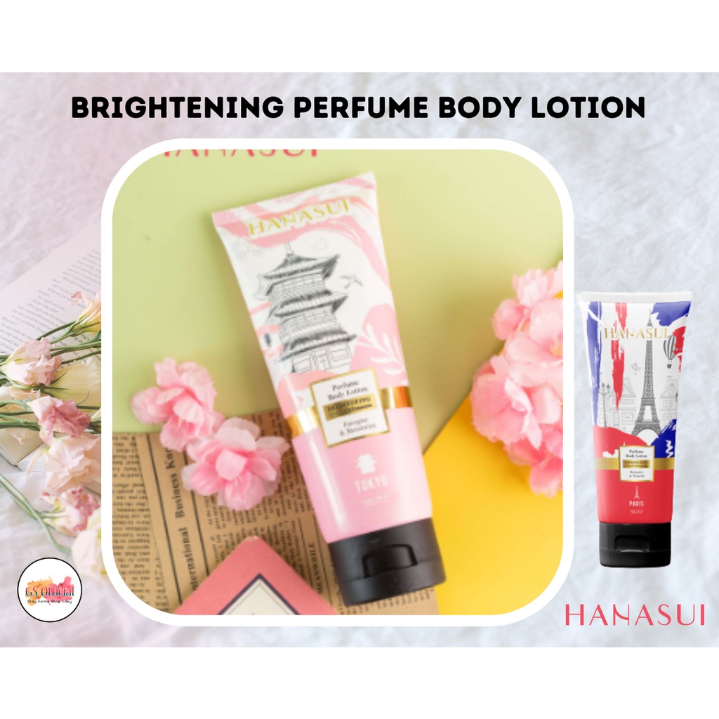 HANASUI BRIGHTENING PERFUME BODY LOTION 180 ML