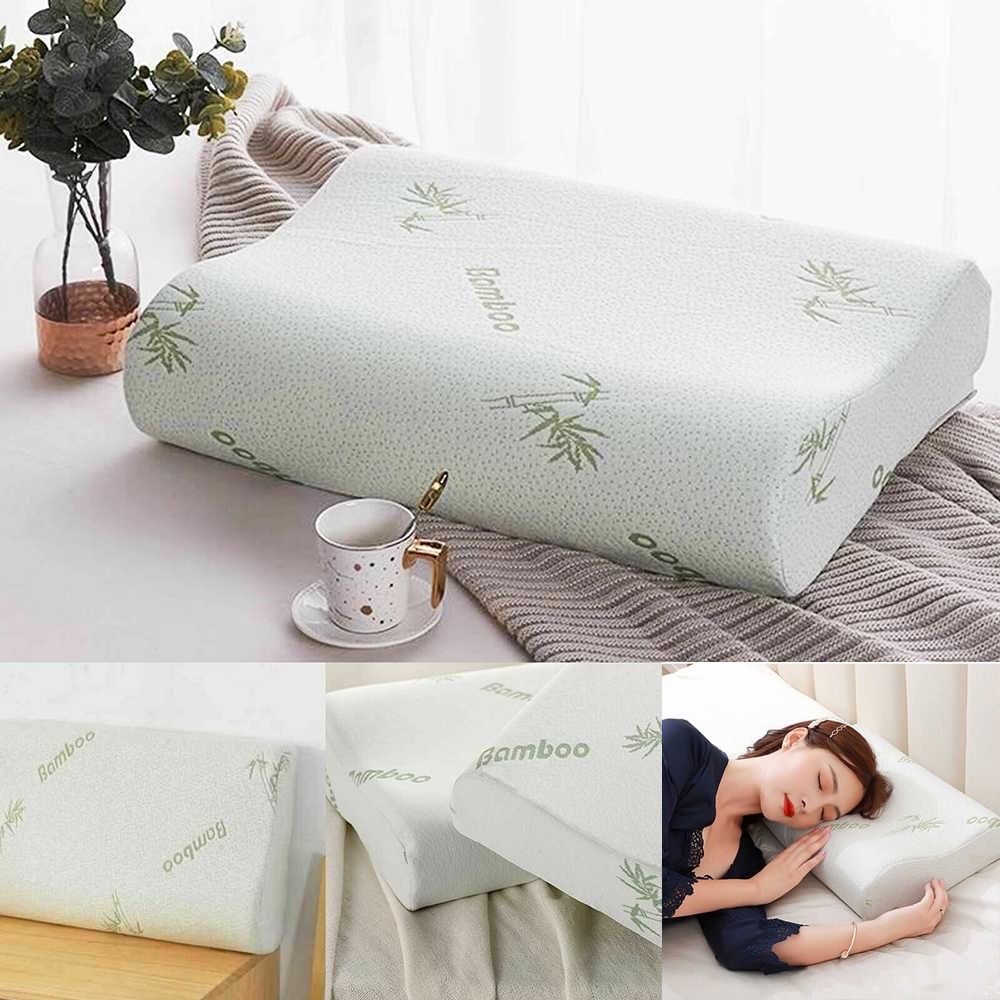 Bantal Orthopedic Bantal Tidur Nyenyak/ Bantal Empuk/ Memory Foam Slow Rebound Bamboo/ Bantal Anti N