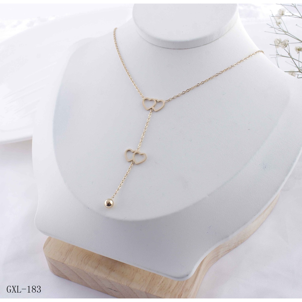 Kalung Titanium Anti Karat Perhiasan Fashion 958/939/183