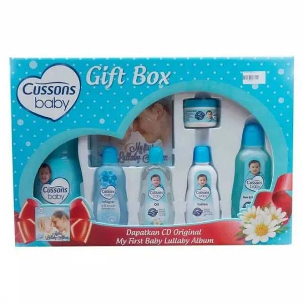 [7IN1 | GIFT BOX | BPOM] Cussons Baby Gift Box | Perlengkapan Mandi Lengkap Gratis Mainan / Set Kado / Paket Kado / Bayi Baby_Cerianti