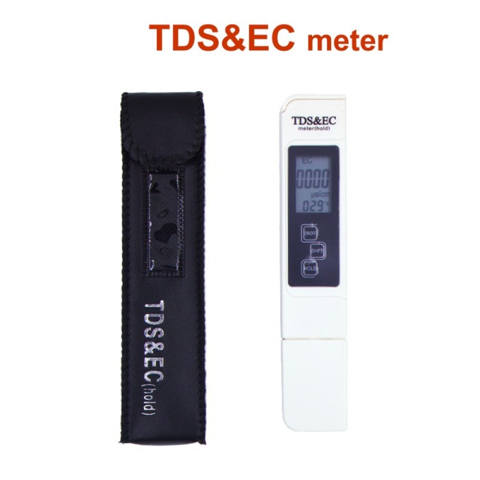 TDS Meter 3 Alat Ukur Hidroponik Air Aquarium ppm nutrisi Kolam TDS-3 ORIGINAL