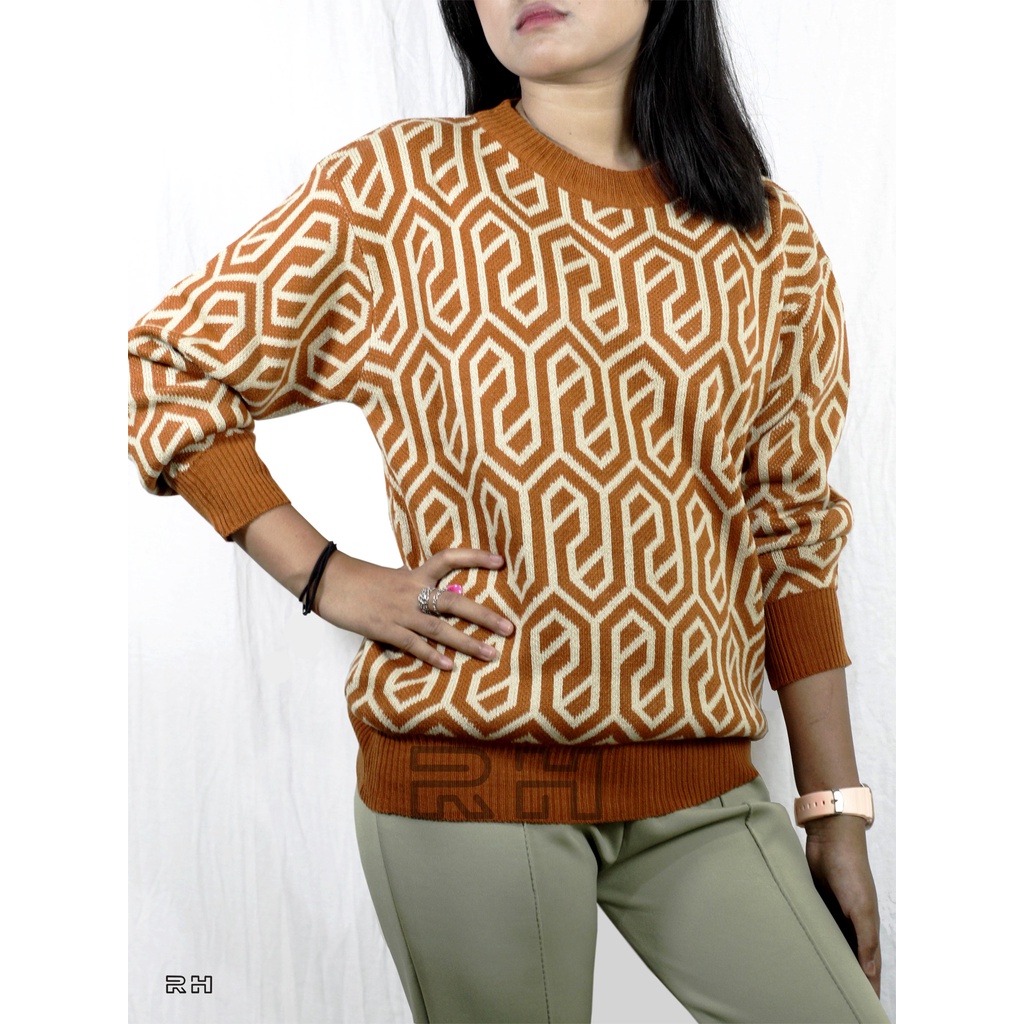 RH - SWEATER RAJUT WANITA YURA LEMBUT TEBAL SWEATER KNITWEAR ATASAN WANITA ALL SIZE