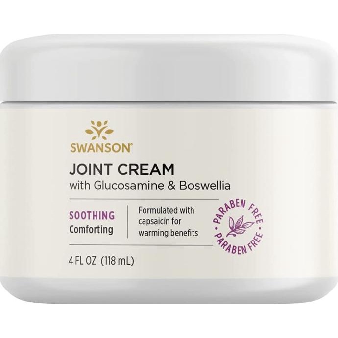 Swanson Joint Cream Glucosamine & Boswellia capsaicin HCl vitamin