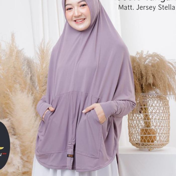 ✰ HIJAB LENGAN BERGO HOODIE TANGAN JILBAB LENGAN JUMBO SYARI PREMIUM ♜