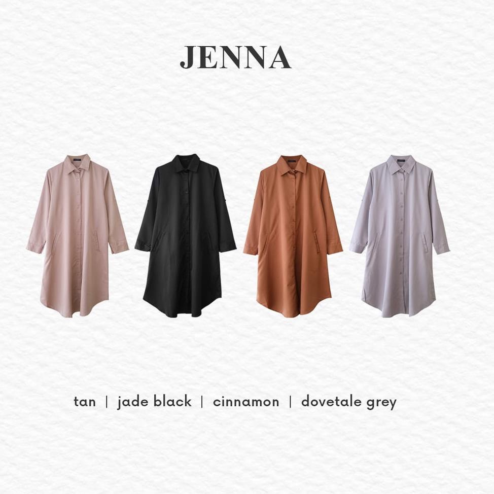 HOT SALE BIGISSIMO - JENNA POLYHAZEL TUNIK | ATASAN TUNIK JUMBO BIGSIZE OVERSIZE