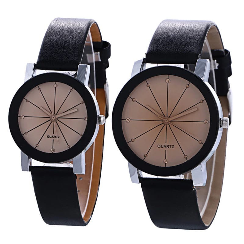 FYGALERY J110 Jam Tangan Couple Jam Analog Wanita Pasangan Fashion Kekinian