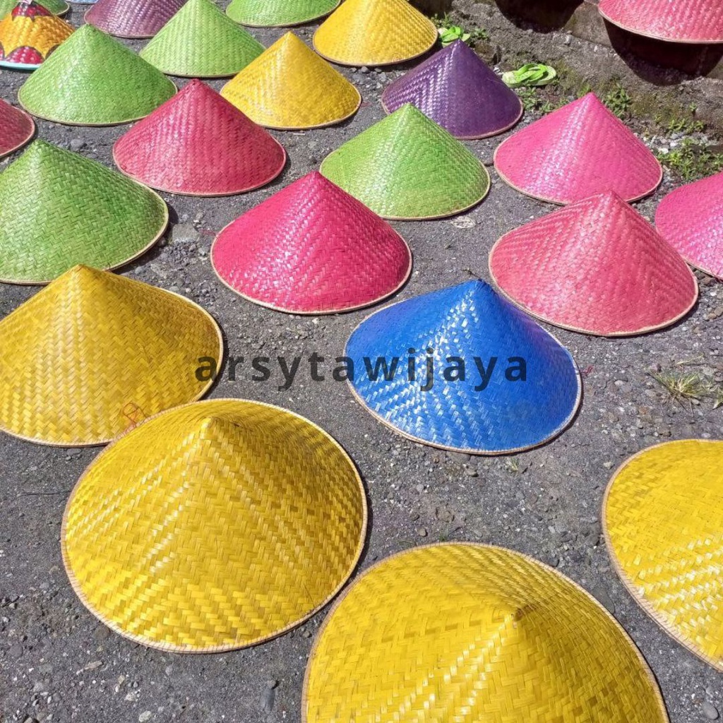 CAPING DEWASA - CAPING TUDUNG CAPING PETANI - CAPING BAMBU - CAPING WARNA WARNI