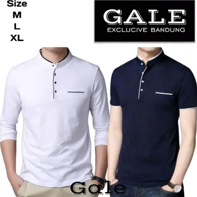 TERBARU kaos koko kurta kerah sanghai saku lengan panjang pendek murah distro /BAJU KOKO PRIA/BAJU K