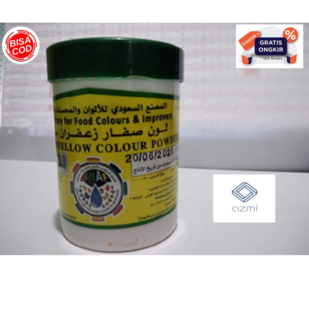 Saffron Yellow Color Powder / Zafaron / Safron / Zafaran