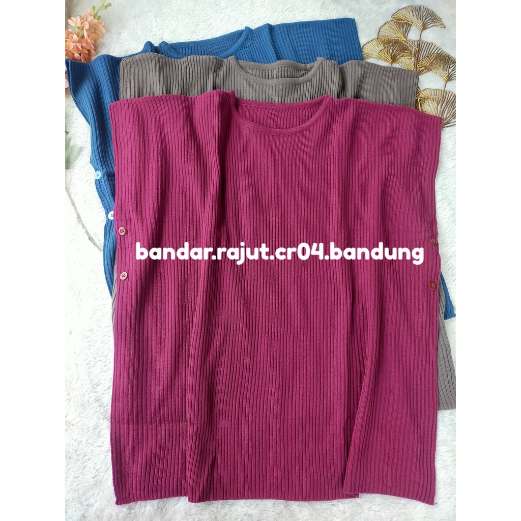 VEST RAJUT ANDIN KANCING BRANDED 7 GATE