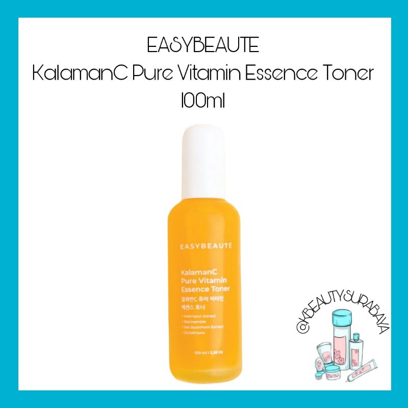 (BPOM) EASYBEAUTE KalamanC Pure Vitamin Essence Toner / EASYBEAUTE KalamanC Hyaluronic Betaine Moist Ampoule Gel