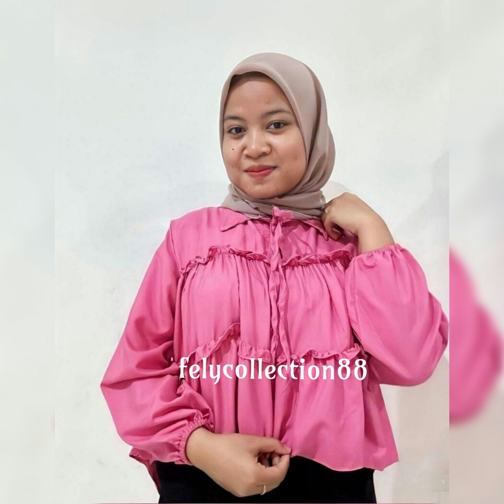 BABY DOLL SHIRT || ATASAN REMPLE WANITA TERBARU