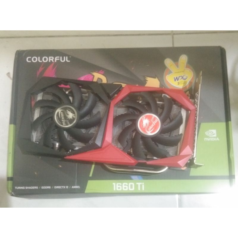 Colorful Gtx 1660 ti garansi on sd 08 2024 WPG