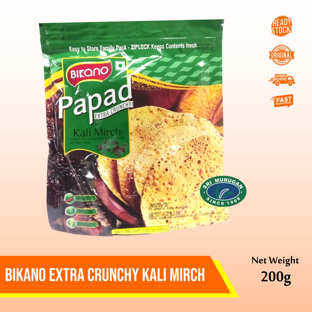 

BIKANO EXTRA CRUNCHY KALI MIRCH 200g