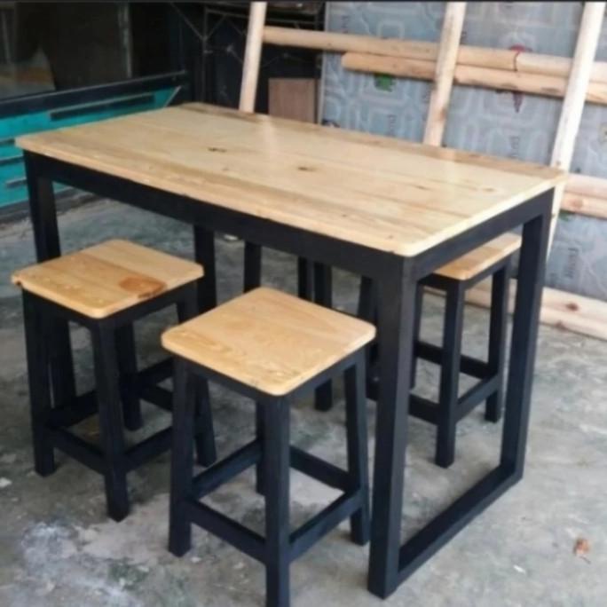 Meja Cafe/Kursi Cafe/Meja Cafe Termorah Kayu Stordiyaput