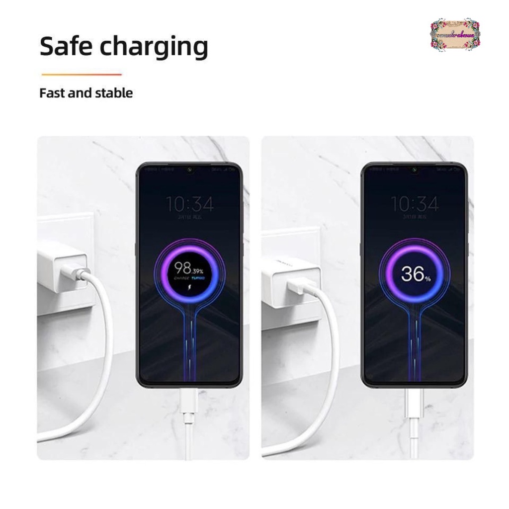 KABEL DATA XIAOMI MI NOTE 10 NOTE 9 PRO NOTE 11 PRO MI 10 MI 12 TIPE C TURBO CHARGE 5A FAST CHARGING SB4838