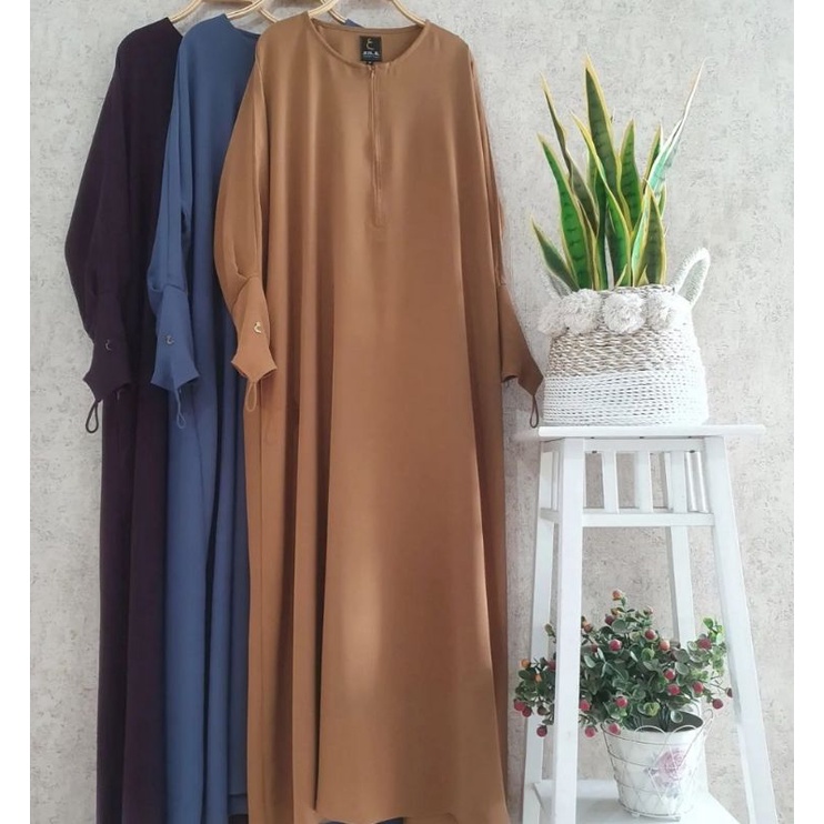 PRELOVED ABAYA AZIGHAH MAZEN ANTI UV DENIM CROWN