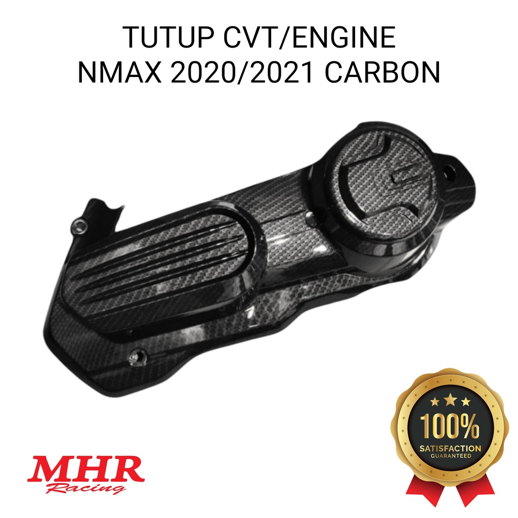 Tutup CVT Mesin All New Nmax / All New Aerox Karbon MHR Racing Cover CVT Engine Nmax New / Aerox New