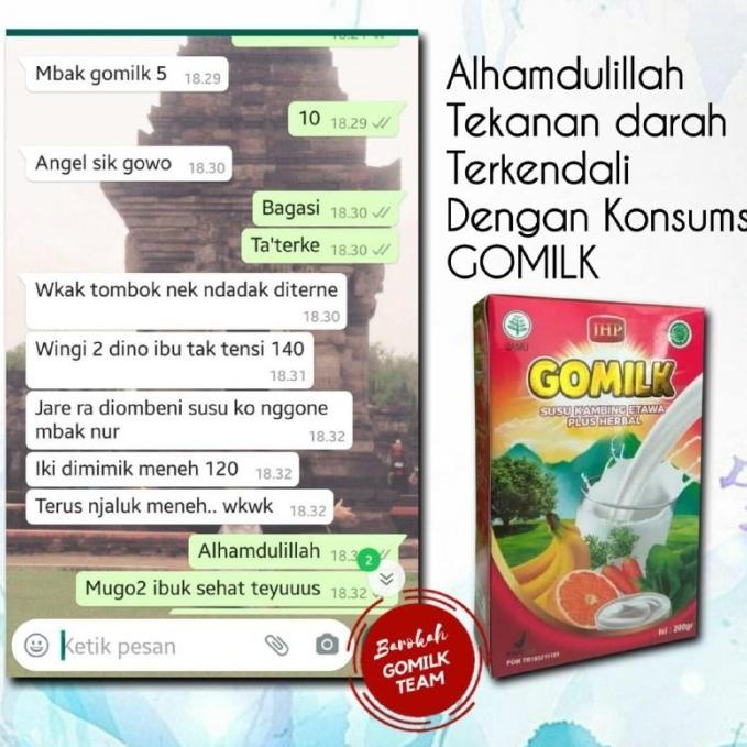 

SUSU KAMBING ETAWA GOMILK 200GR PAKET 10 BOK PROMO usr01