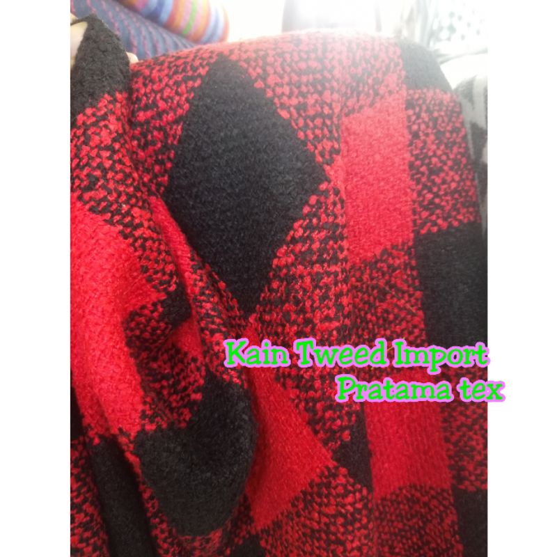 Prt Kain Blazer Rajut Tweed Import. Kain Blazer Tweed ( Per 0,5 Meter)