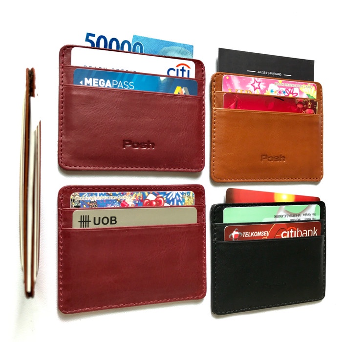 

Slim Wallet. Dompet Kartu. Dompet Kulit #Handmadeleatherwallet #Dompet Star Seller