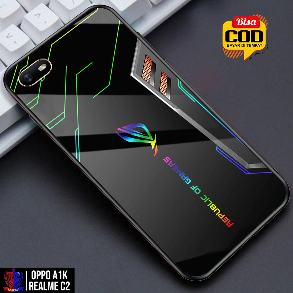 Case OPPO A1K / REALME C2 - Casing OPPO A1K / REALME C2 Terbaru Top One Case [ MOTIF ROG ] Casing Hp