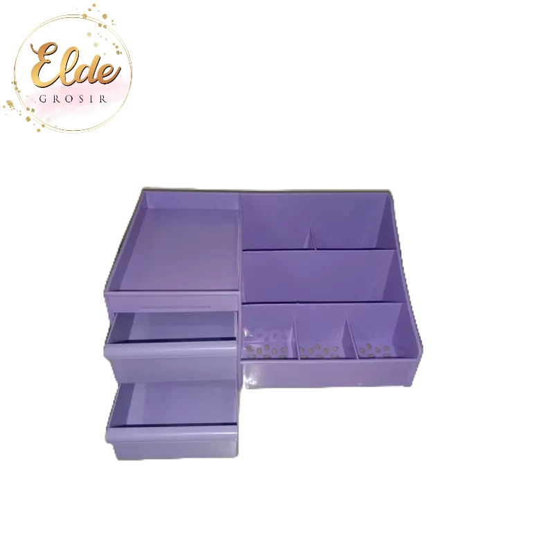 ELDE 1 - Rak  Mini Cosmetic Penyimpanan Kotak Storage Rak Makeup Drawer / RAK SUSUN KOSMETIK MINI