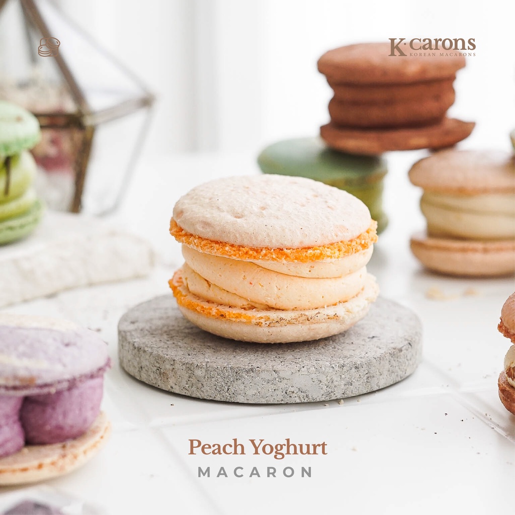 

MACARON Peach Yoghurt by Kcarons.id