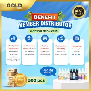 PAKET MEMBER DISTRIBUTOR GOLD DEODORANT SPRAY TOSCA