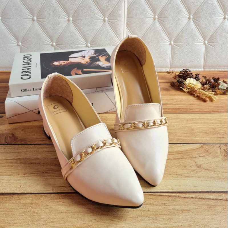 ABBUSHOES AG 23 sepatu pantopel rantai 5cm