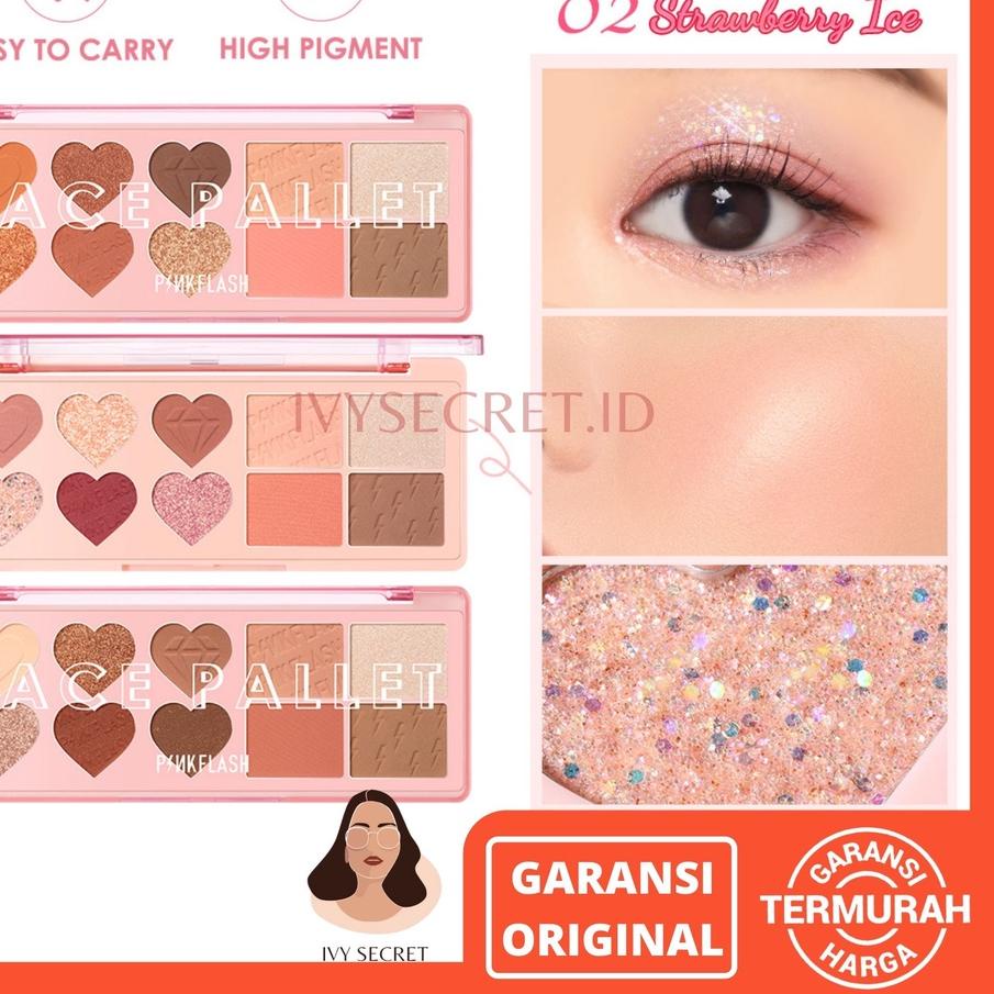 ✲ Pinkflash Multi Face Palette Eyeshadow Pinkflash Eyeshadow Palette Pinkflash Eyeshadow Pink Flash 