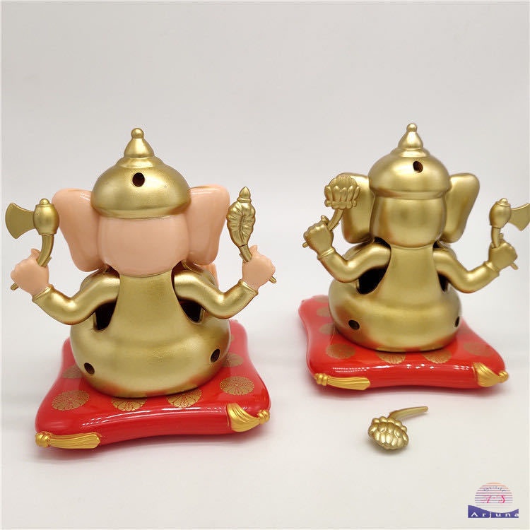 Pajangan Mobil Solar Patung Boneka Ganesha 12cm