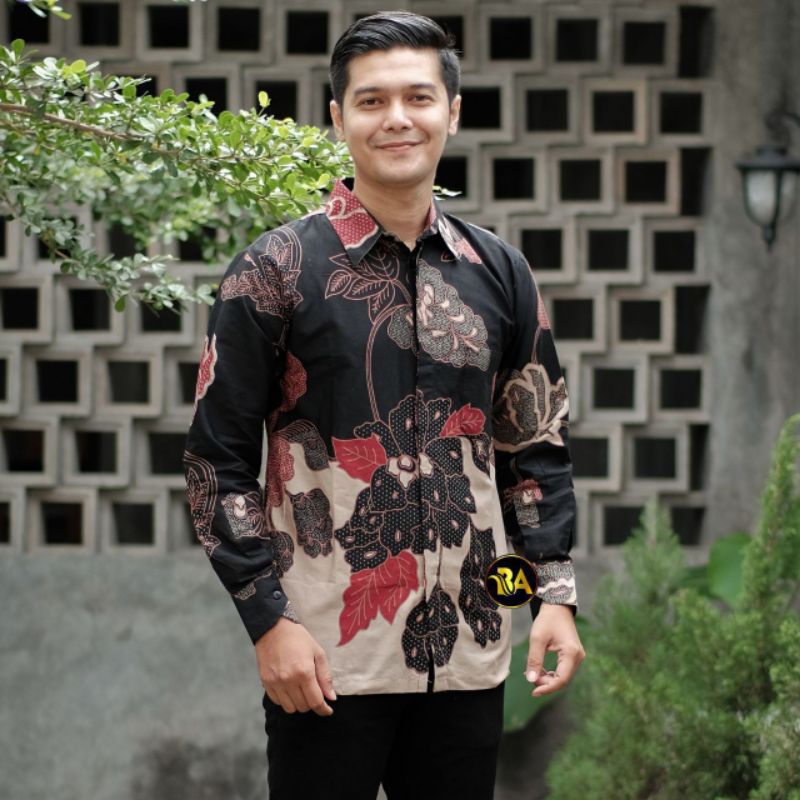 Kemeja Batik Pria Jumbo Big Size M L XL XXL XXXL XXXXL XXXXXL Kemeja Batik Jumbo Lengan Panjang Motif Berkualitas