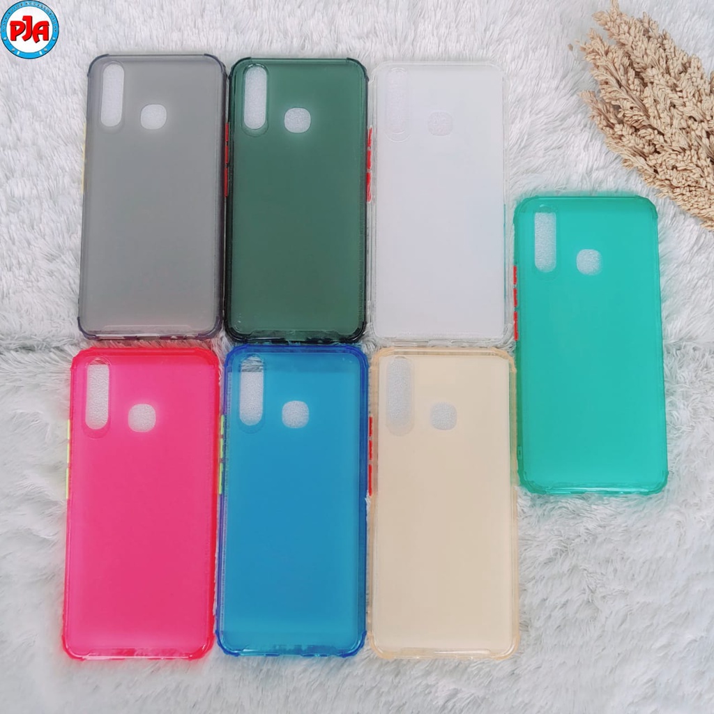 Case Softcase Casing Silikon Macaron Screen Warna Vivo Y19 Y91 Y93 Y95 V15 V17 V19 S1 Pro