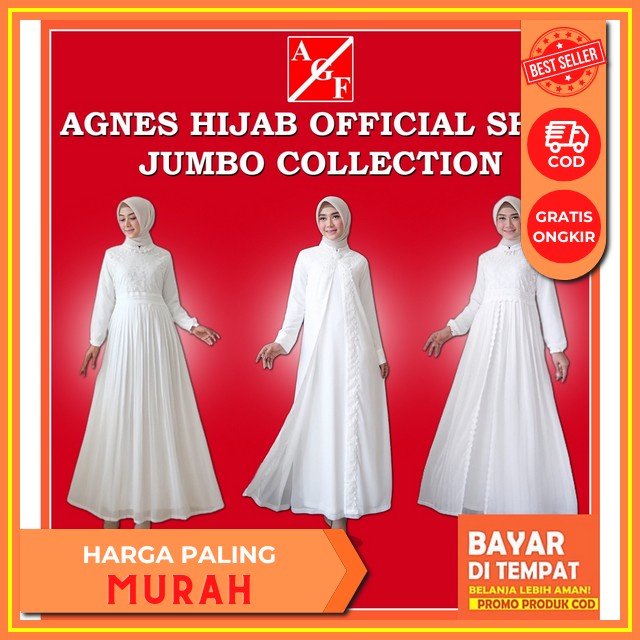 Baju Wanita Muslimah Model Terbaru Kekinian 2023 Gamis Model Polos Terbaru Bahan Kaos Knit Rajut Imp