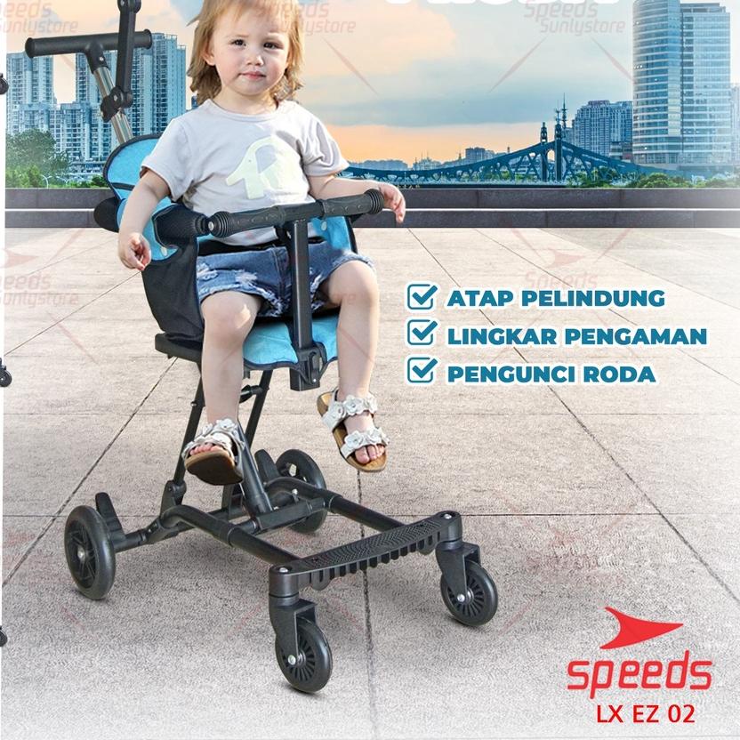 ✯ Stroller Bayi Baby Anak PMB Kereta Dorong Bayi Anak Ezzy Micro Trike Mini Trike Roda 4 Bisa Menyal