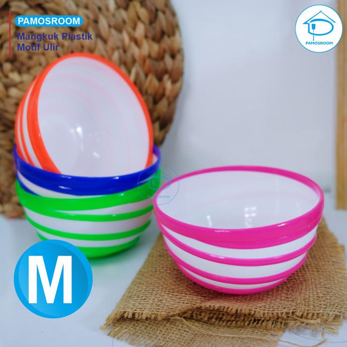 Mangkok Kuah Plastik Mangkok Bakso Ulir  11cm Wadah