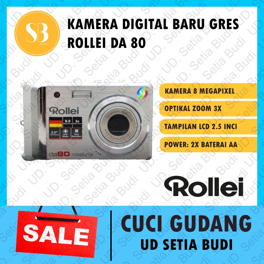 Kamera Digital Rollei Da 80 Tribute Made in German Baru