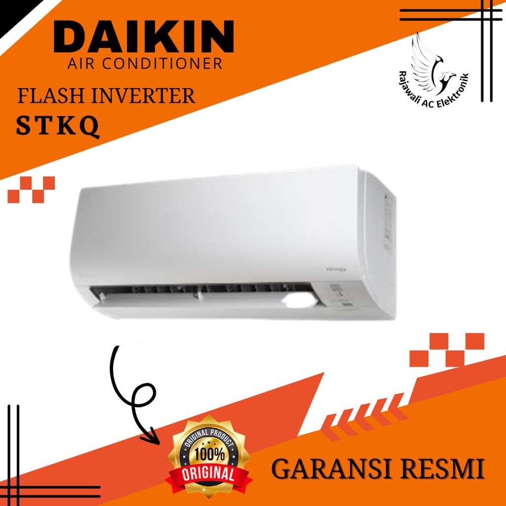 DAIKIN AC Split 1/2 PK FTKQ 15 UV Flash Inverter R32 - Unit Only