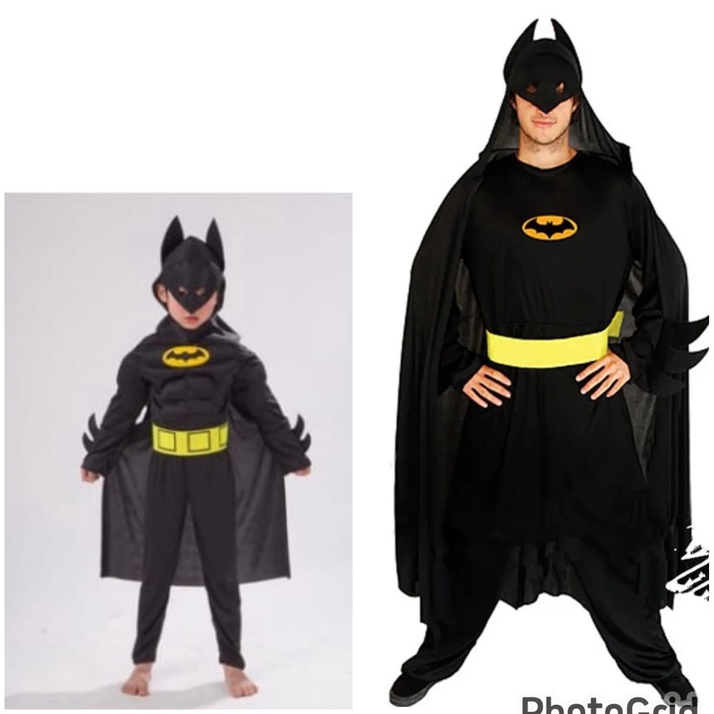 Kostum Batman Anak / Costume Karakter Anak / Cost Play Superhero