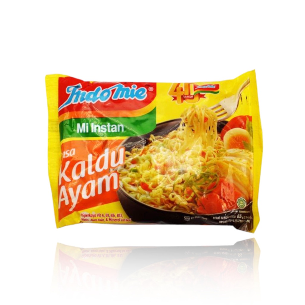 5 Bungkus - Mie Instant Indomie @ 70 Gr Rasa Kaldu Ayam