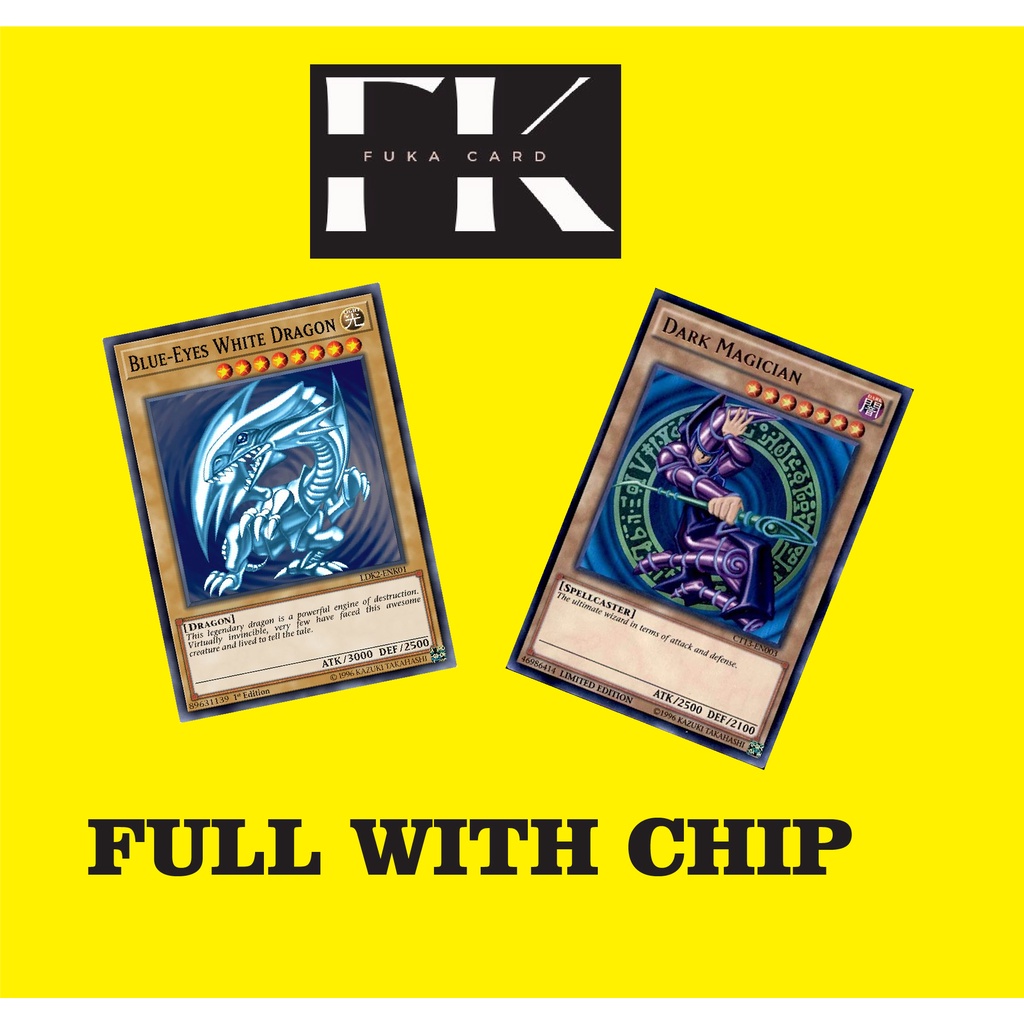 promo blue eyes white dragon black dark magician monster yugioh yu gi oh card skincard skin atm flazz kredit id card best - skin card waterproof anti air sticker atm