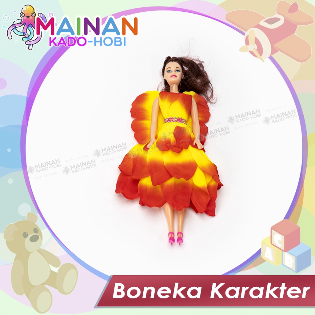 MAINAN MINIATUR ANAK PEREMPUAN BONEKA KARAKTER PRINCESS LUCU IMUT