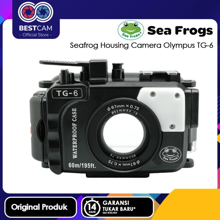 Terlaris Seafrog Housing Camera Olympus Tg-6 Tg6 Diving Underwater Waterproof