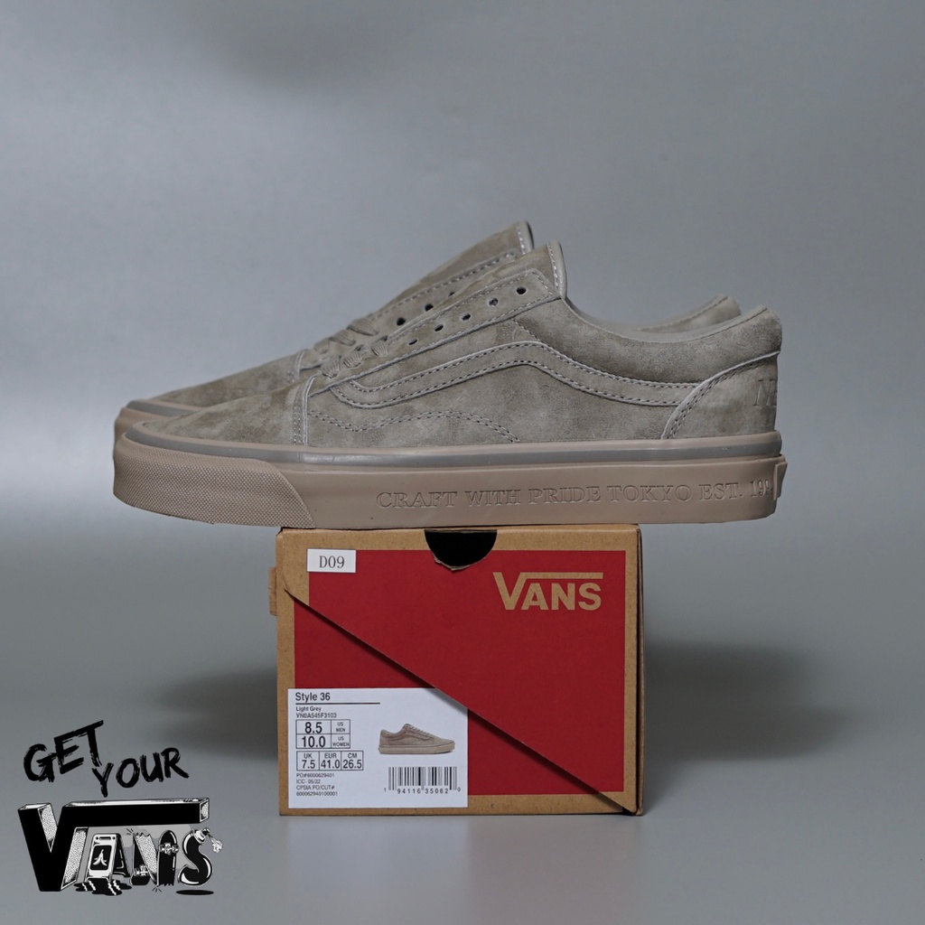 Vans Old Skool Stlye36 X Neighborhood Greige Alumunium Original 100% BNIB