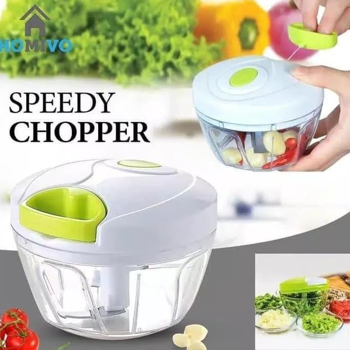 

Speedy Chopper Blender Tarik Manual Alat Potong Bawang Mini Cutter